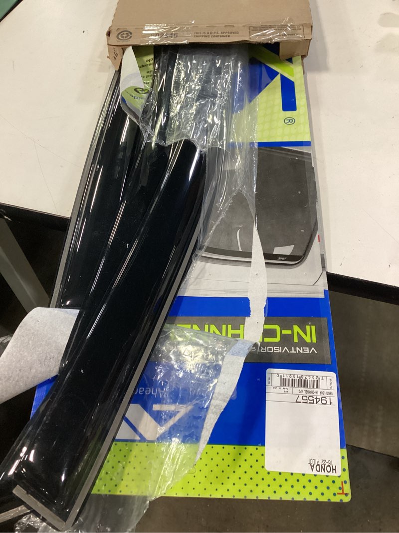 Condition photo showing As Is for Auto Ventshade [AVS] In-Channel Rain Guards for 2016 - 2022 Honda Pilot (Excludes Touring Models) | Window Vent Visors, 4 pcs. - Smoke | 194557