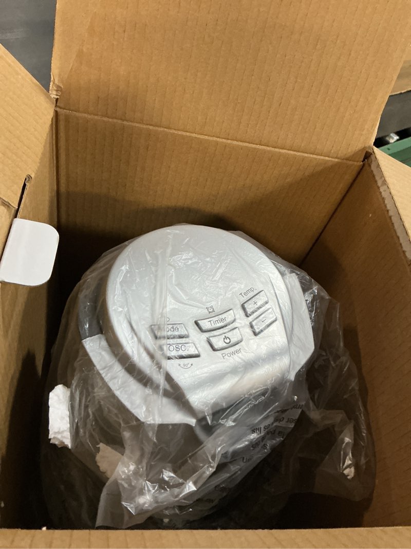 Condition photo showing Good Condition for Comfort Zone 1500W Oscillating Ceramic Tower Space Heater – Portable Electric Heater, Digital Display, Remote Control, 80° Oscillation & 12H Timer – Tip-Over & Overheat Protection for Home & Bedroom