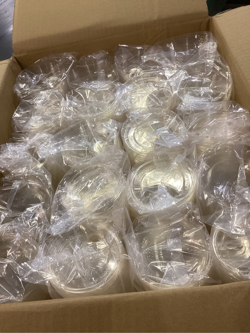Condition photo showing New/Like New for tossware natural flat sip lid set of 1000 - plant based 98mm lids for cold cups - plastic alternative clear lids - only compatible with tossware natural 98mm cups set of 1000 98mm - sip lid