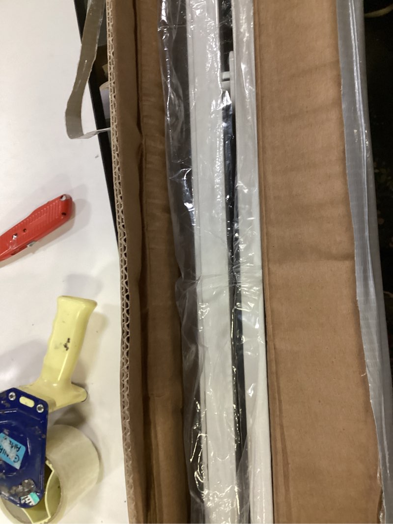 Condition photo showing Good Condition for Folding Desk - 39.4” Wood Top Foldable Desk for Small Spaces | No Assembly Required Compact Desk for Home Office, Writing, and Study White 39.4"W x 19.7"D