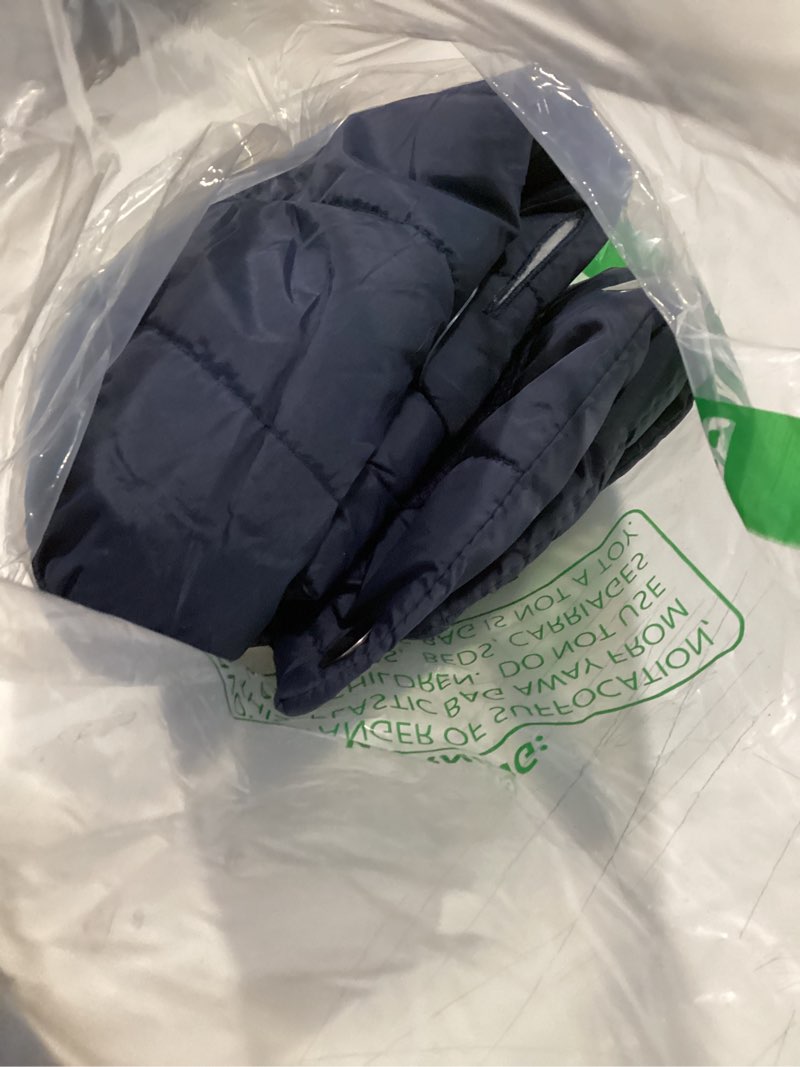 Condition photo showing Good Condition for ASENKU Dog Winter Coat - Waterproof Windproof Dog Jacket, Warm Snowproof Doggie Puffer Vest for Cold Weather, Lightweight Snow Coats for Small Medium Large Dogs (S, Blue) Small Blue