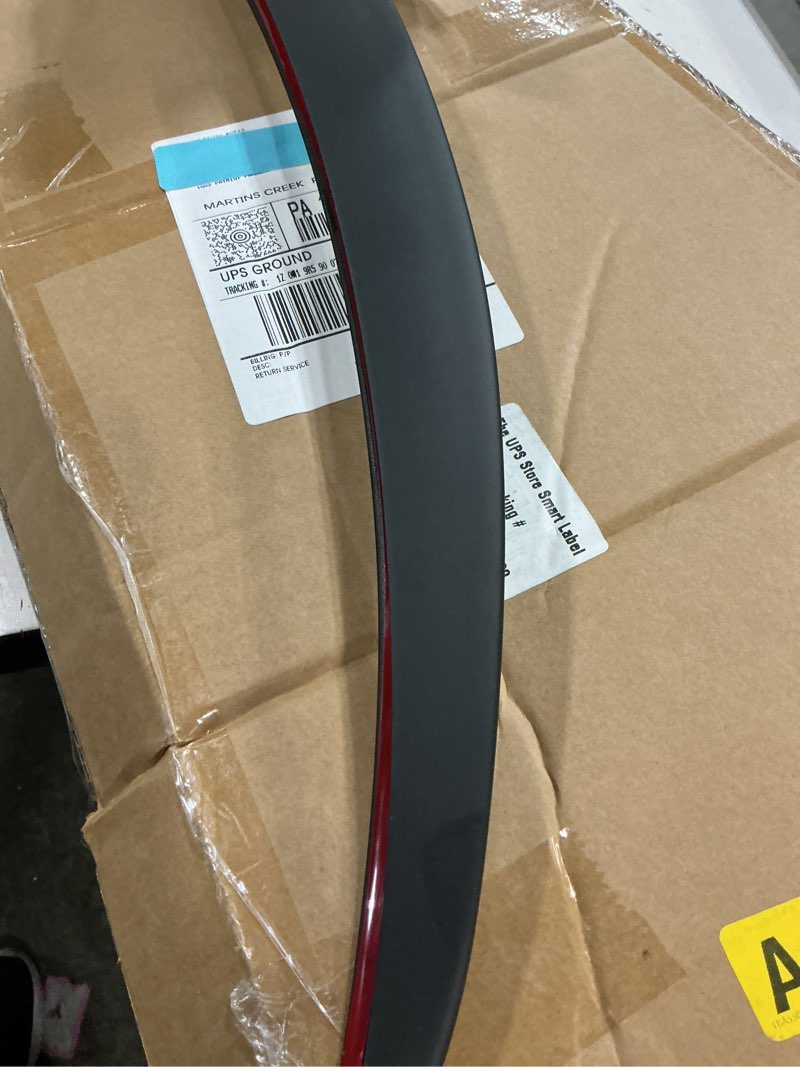 Condition photo showing Good Condition for spoiler fit for tesla model 3 2017-2023, abs material oem original rear spoiler wing rear trunk lip, matte black sporty appearance tesla model 3 accessories