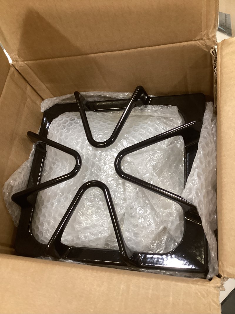 Condition photo showing Good Condition for w10447925 stove grates replacement for whirlpool stove top, gas burner range grate for maytag amana inglis kirkland cooktop parts, range surface grate cast iron oven grates burner rack sets 4 pack