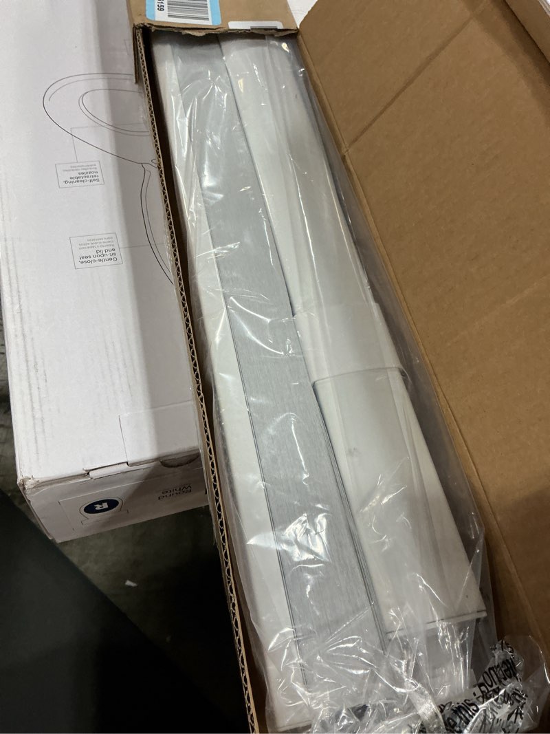 Condition photo showing New/Like New for lazblinds no tools no drill cordless cellular shades, blackout light blocking honeycomb shades for home, thermal insulation blinds for windows, 42" w x 48" h, white blackout-white 42" w x 48" h