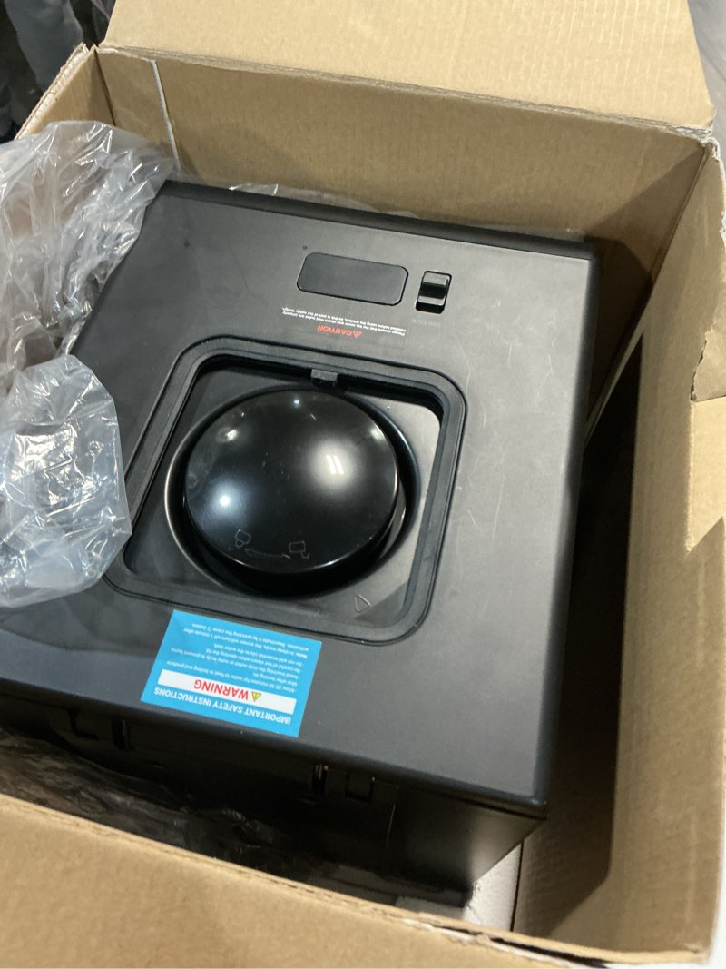 Condition photo showing As Is for Stainless Steel Humidifier, 3L Warm Mist Humidifier, Easy Clean with Warm Steam Humidifier, Healthy Air Mist Humidifiers for Bedroom Living Room, with Sleep Mode and Auto-off Setting 3LBlack
