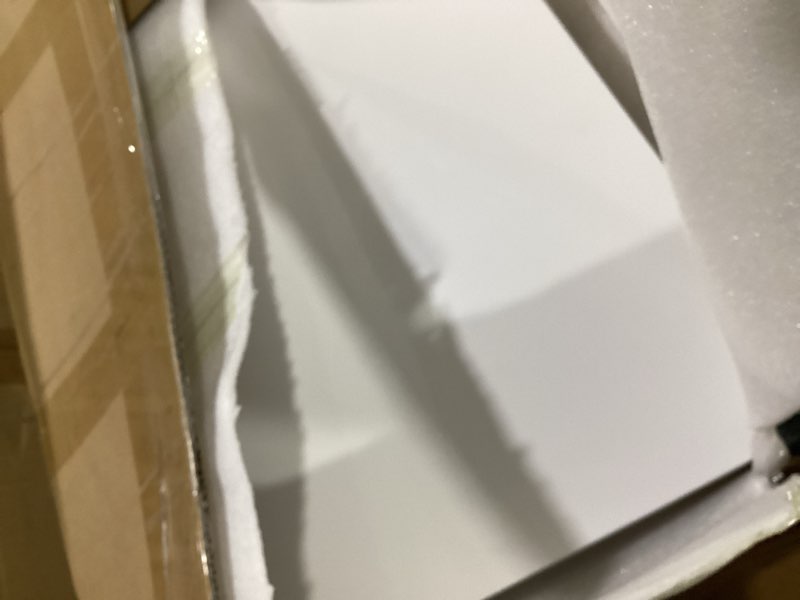 Condition photo showing Good Condition for 5 pack wire shelf covers,23x16x2.5in wire rack covers for pantry | pvc shelf liners-0.31 inch thick, moisture-resistant shelves cover for store pantry kitchen removable closet,#01 white