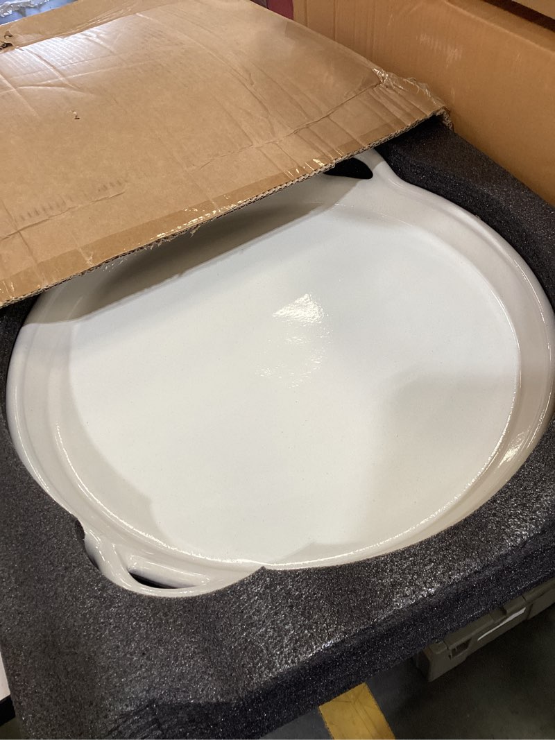 Condition photo showing Good Condition for 17.5" oversized ceramic tray with handles cream - hearth & hand™ with magnolia
