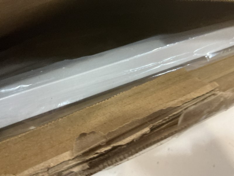 Condition photo showing Good Condition for board2by white cork board bulletin board with linen, wood framed 24" x 18" corkboard, office board for wall decor, wall mounted pin board picture board with 20 pushpins for school, home & office white 24" x 18"