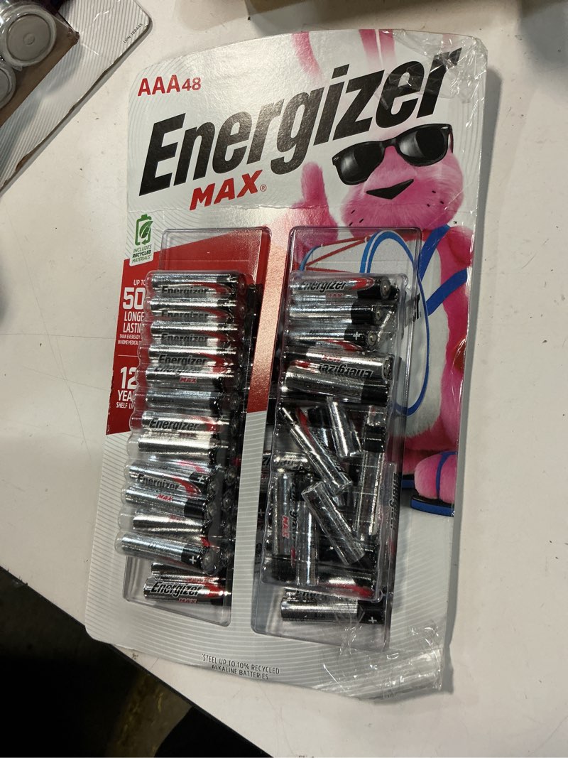 Condition photo showing Good Condition for energizer max alkaline aaa batteries (pack of 48)