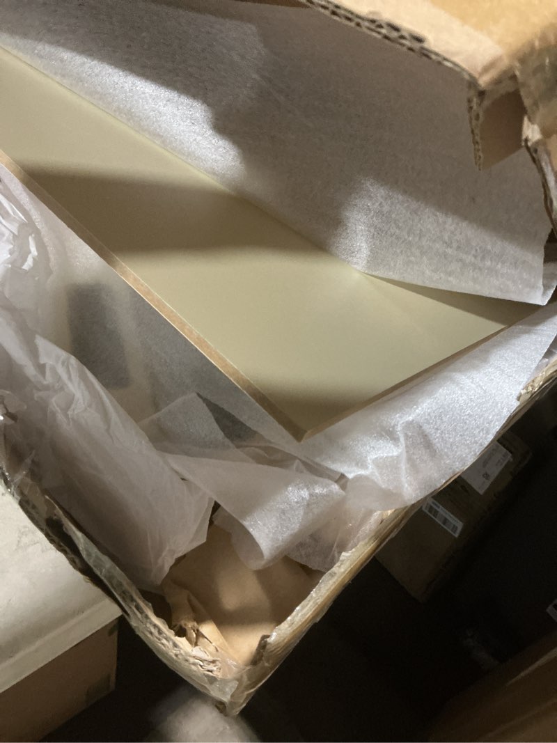 Condition photo showing As Is for labebe - Deluxe Wooden Puppet Theater Bonus 2 Hand Puppet, ?2-in-1 Clock Theater Reversible Play Store, Double-Sided Lemonade Stand, Puppet Show Theater Toy with Chalkboard for Kids 36M+