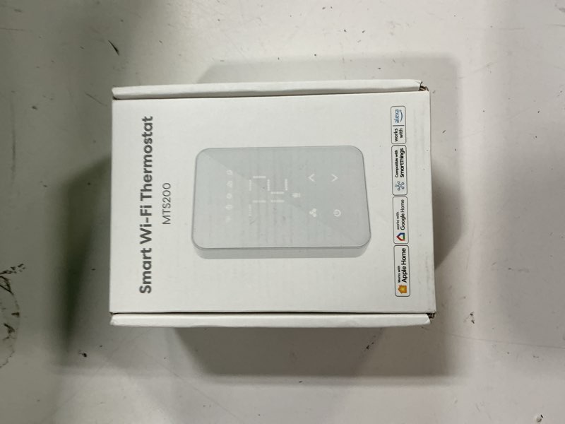 Condition photo showing New/Like New for meross smart thermostat for electric baseboard and in-wall heaters work with homekit, alexa and google home, 120v-240v wi-fi programmable thermostat with easy install, energy saving, 4 wires needed homekit smart thermostat