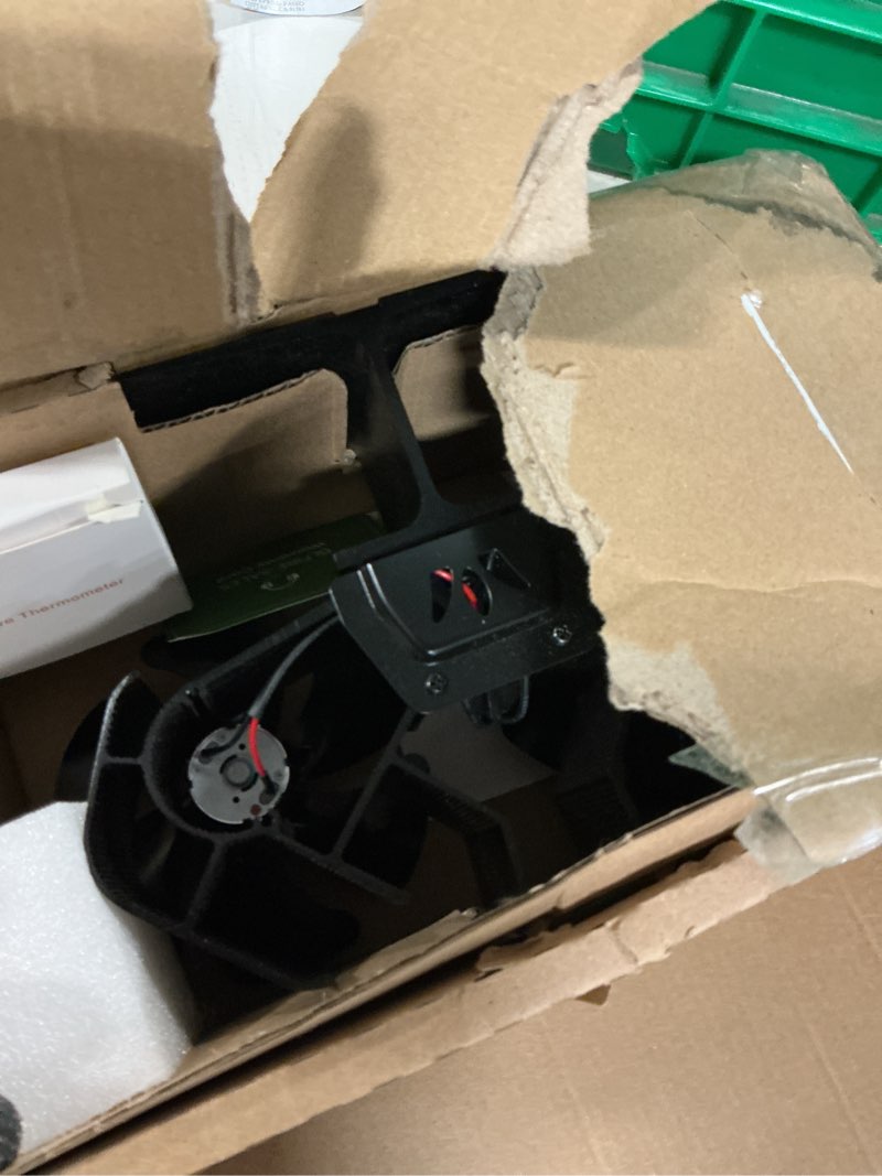 Condition photo showing Good Condition for Wood Stove Fan Heat Powered Dual Motor | Non Electric Heat Activated Fan for Wood Burning Stove | Thermoelectric Fireplace Fan w/Stove Thermometer Stove Accessories 12 Blades