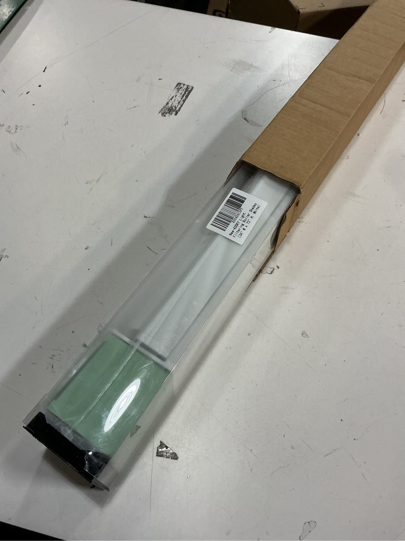 Condition photo showing Good Condition for AOSKY Light Filtering Roller Shades Cordless Blinds for Windows, Free-Stop Shades with Valance, 99% Blackout, Thermal Insulated Fabric, UV Protection, Natural Woven Blinds?34" W x 72" H, White? White 34"W x 72"H