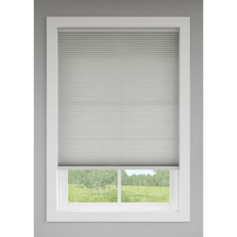 LEVOLOR Trim+Go 24-in x 72-in Textured Graphite Light Filtering Cordless Cellular