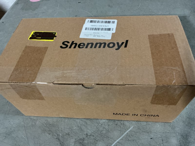 Condition photo showing New/Like New for shenmoyl battery operated wall sconce set of 2, 8000mah wireless wall sconces, 3000k-6000k dimmable, 350°rotate, indoor wall lights with remote for bedroom living room bathroom, black gold, 23.6 inch black gold-8000mah 23.6 inch
