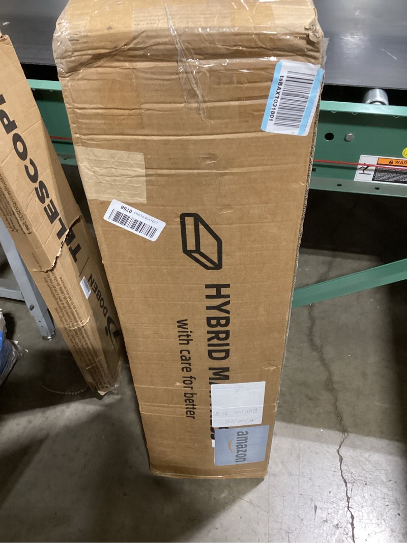 Condition photo showing Good Condition for 10 Inch Twin Breathable Memory Foam Hybrid Mattress with Individually Pocketed Springs for Isolate Motion, Fiberglass Free, Edge Support Mattress in a Box, CertiPUR-US® Certified Twin 10 INCH Medium Firm