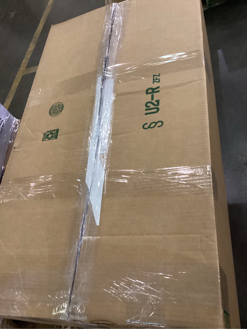 Condition photo showing As Is for LITTLE TREE C-Shape End Table for Sofa & Bedroom - Small Side Table for Living Room, Over Couch Tray Stand for Laptop, Snacks, Books, Black, 2 Pack Black 2