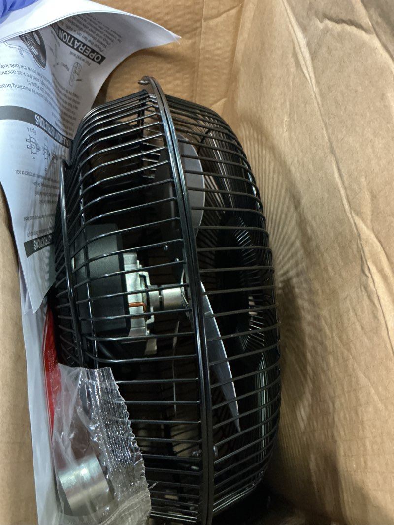 Condition photo showing Good Condition for mainstays 9 in high velocity floor fan wall mount black