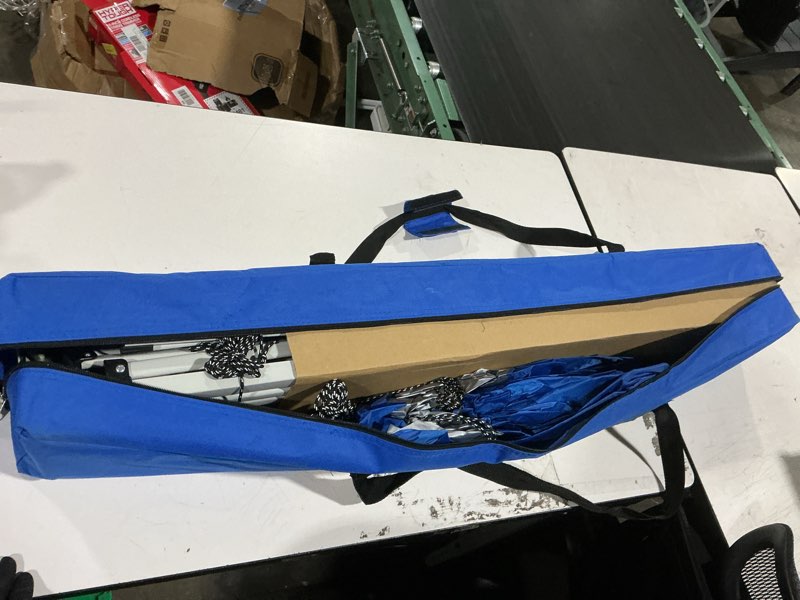 Condition photo showing Good Condition for ozark trail 10' x 10' instant slant leg pop-up canopy tent, blue