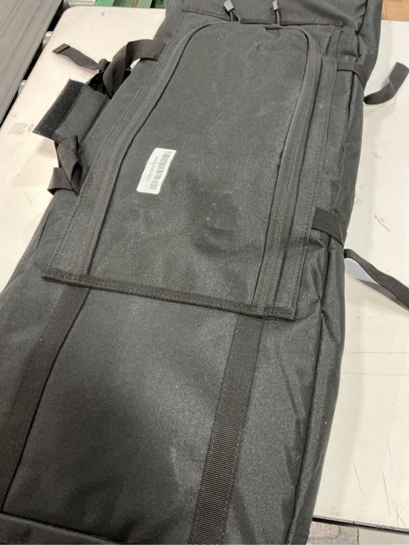 Condition photo showing Good Condition for DULCE DOM 32/36/42/48/52 inch Double Rifle Case Soft Bag Gun Case, Perfect for Rifle Pistol Firearm Storage and Transportation, All Around Shooting Range Tactical Rifle Backpack, Indoor Outdoor Black 36''x12''