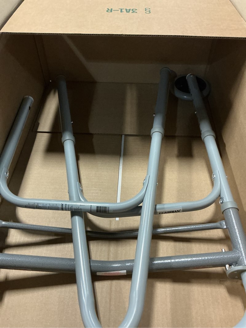 Condition photo showing Good Condition for medline lightweight junior/lower height folding walker with 5” wheels steel