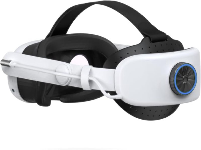 BUSQUEDA VR HEAD STRAP WITH BATTERY DEIGNED FOR META QUEST 2 AND 3 (SIMILAR TO STOCK PHOTO)