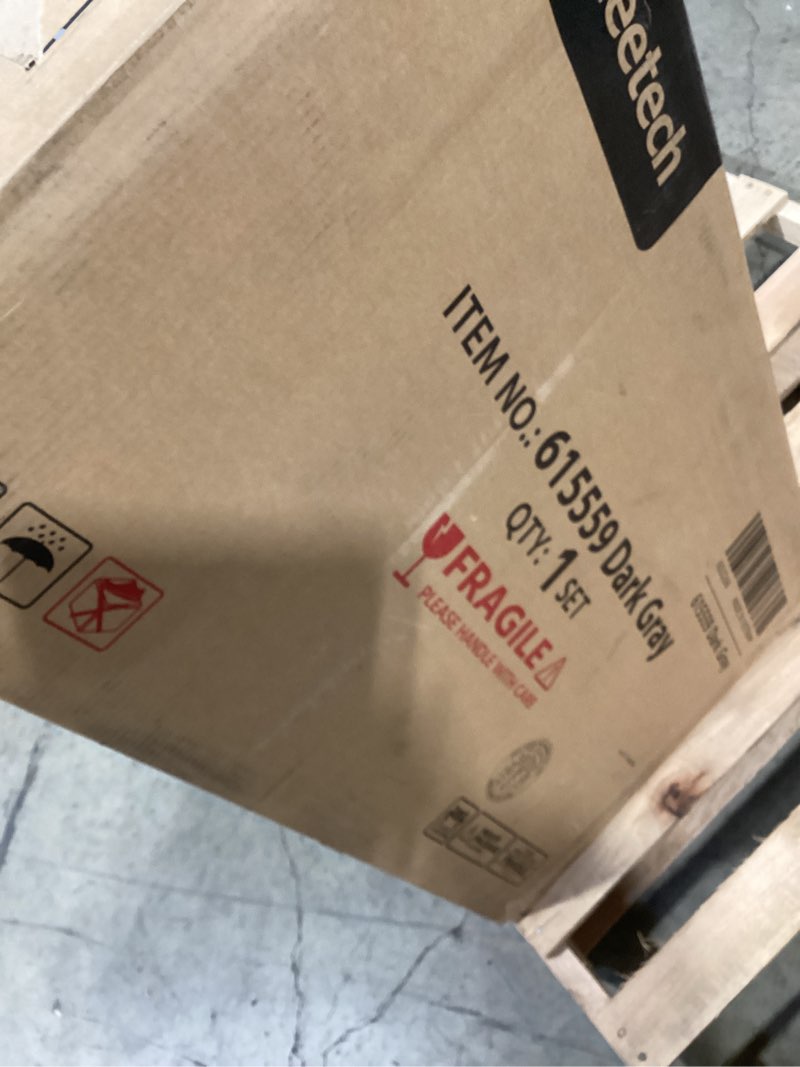 GarveeHome Dining Table Set for 2, Kitchen Table with Upholstered Chairs for Kitchen Room and Small 