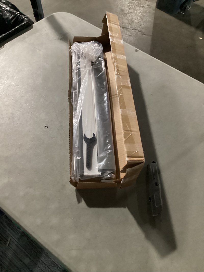 Condition photo showing Good Condition for linen avenue cordless sierra light filtering roller shade, white 34 w x 78 h (arrives 1/4" narrower) 34"w x 78"h light filtering white