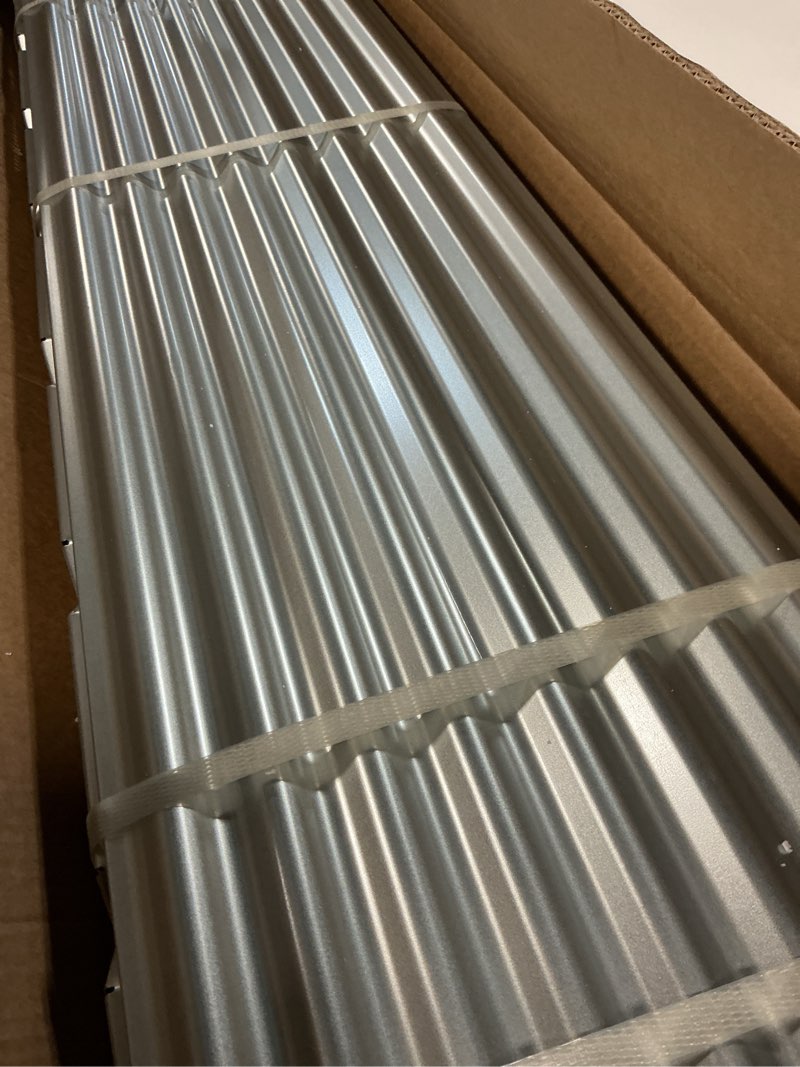 Condition photo showing Good Condition for 8x2x2ft raised garden bed - galvanized deep root planter boxes outdoor with wing nuts and safety edges for gardening vegetables, flowers, herbs, succulents - silver silver 8×2×2ft(1pcs)