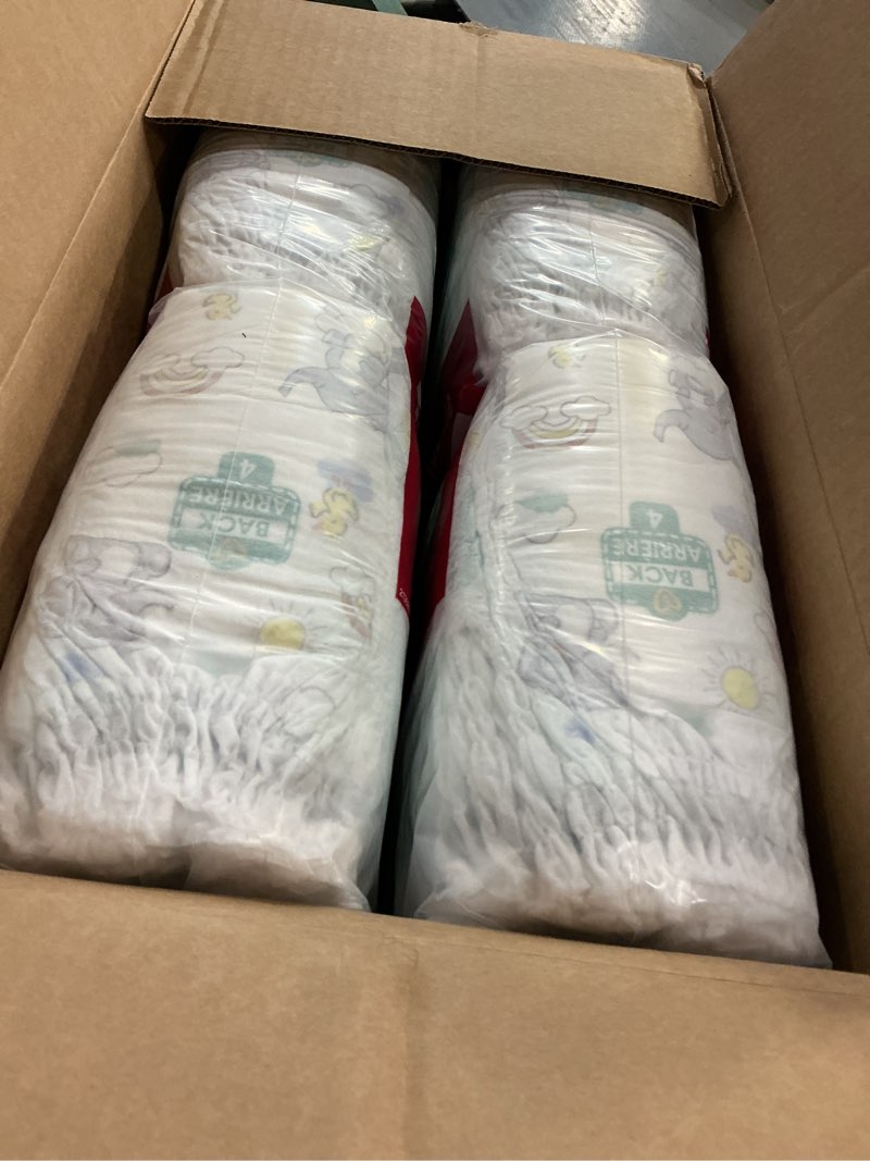 Condition photo showing New/Like New for pampers diapers - swaddlers 360° - size 4, 132 count, up to 100% leakproof comfy dry fit, designed for easy changes, pull on baby diaper (packaging may vary) size 4 132