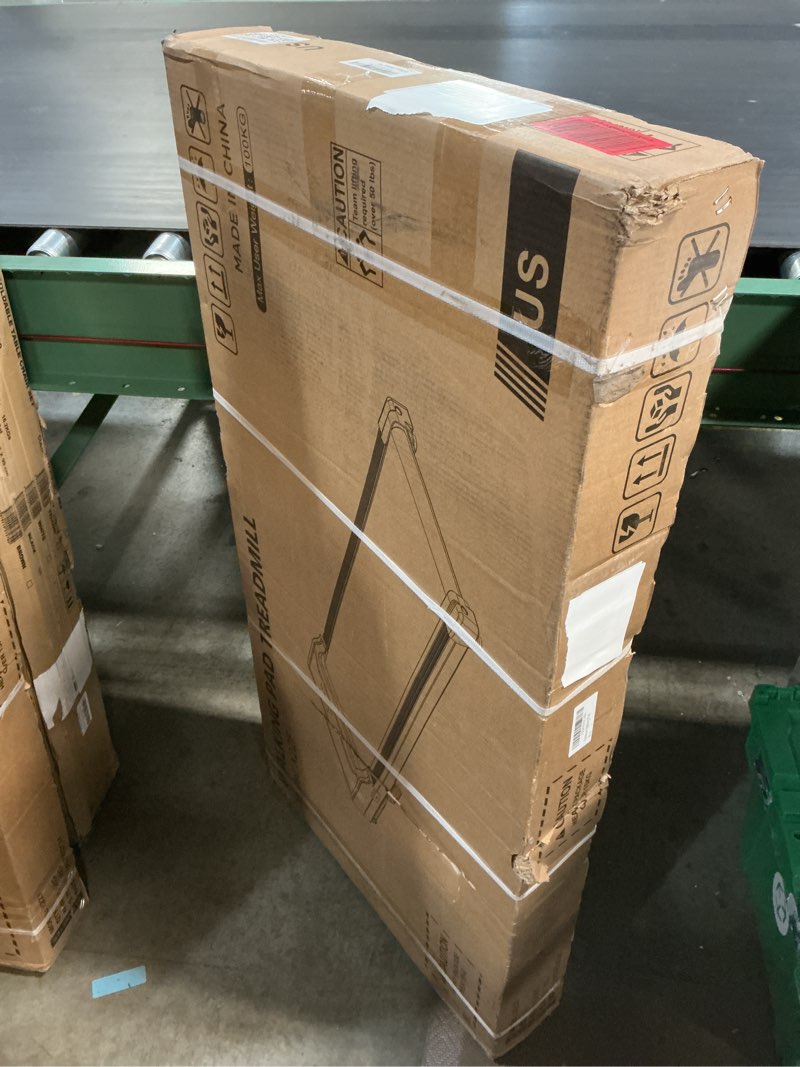 Condition photo showing New/Like New for walking pad treadmill for home - under desk walk pads with remote control mini running portable electric machine adjustable slim compact with 0.6-4.0mph max up 220 lbs modes for office small spaces