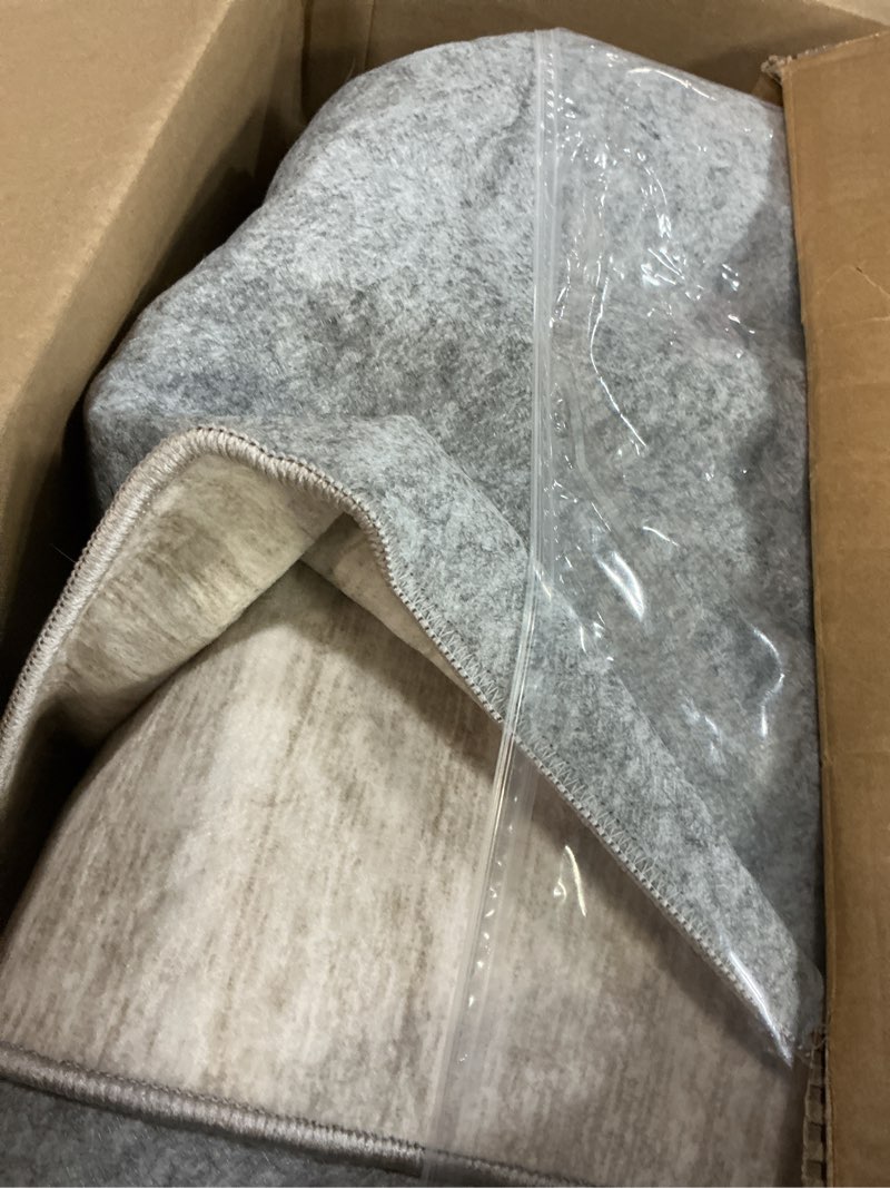 Condition photo showing As Is for Valenrug Area Rugs 9x12 Living Room - Stain Resistant 9x12 Area Rugs for Living Room, Non Slip Backing Printed Rugs for Bedroom, Folable Machine Washable Rugs (9'x12', Beige) 01-beige 9' x 12' (Rectangular)