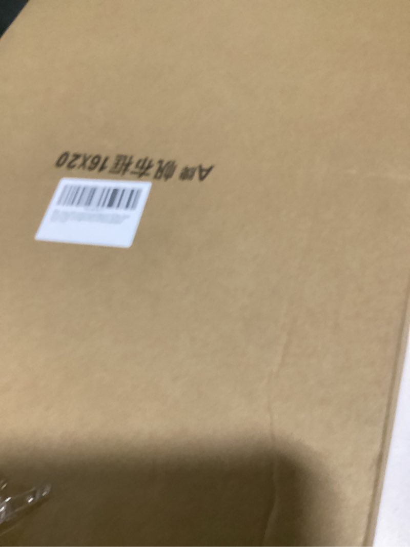 Condition photo showing As Is for Abtgt 16x20 Canvas Floating Frame with 0.9" Deep, Black Floater Frame for Canvas Paintings with Adhesive, Vertical or Horizontal Wall Art frame for Prints Oil Painting Diamond Decor, 1 Pack. Black 16x20