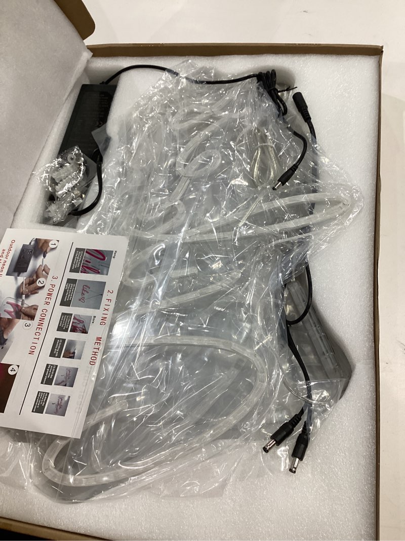 Condition photo showing Good Condition for Super Large Good Vibes Only Neon Signs, Dimmable Good Vibes Only Neon Light Signs with ON/OFF Switch, LED Light Up Signs for Home Gym Decor Hair Background Bar Rooms Engagement Birthday Party, Warm White Warm White Good Vibes Only