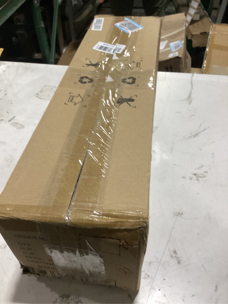 Condition photo showing As Is for depuley 52-inch ceiling fans with lights: white 3 blade flush mount low profile ceiling fan for bedr