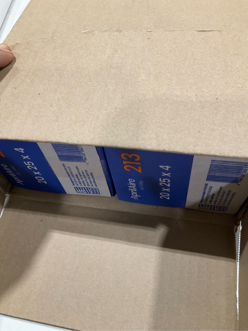 Condition photo showing Good Condition for aprilaire 213 replacement filter for aprilaire whole house air purifiers - merv 13, healthy home allergy, 20x25x4 air filter (pack of 2)