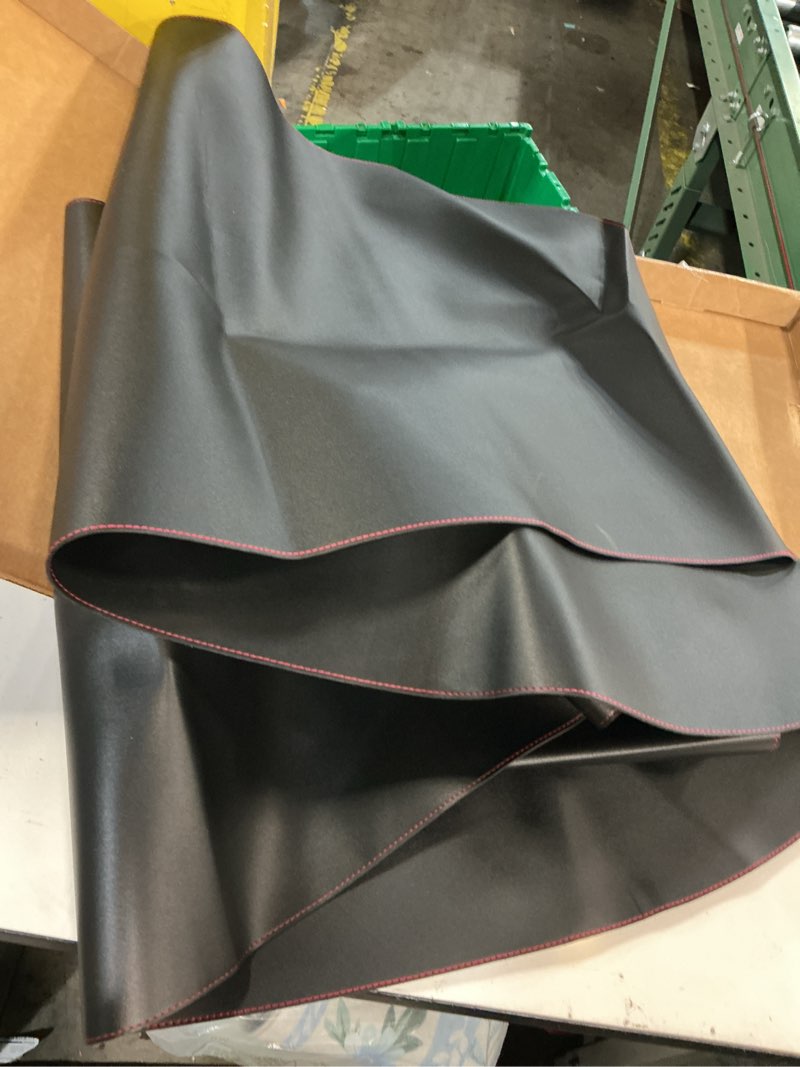 Condition photo showing Good Condition for ZORESYN 63" L-Shaped Gaming Desk Mat Mouse pad, Computer Corner Desk Pad, Home Office Writing Desk Pad Protector, Large Waterproof PU Leather Corner Mousepad - Black, (160+157) x50cm (63"+62")x20" Black