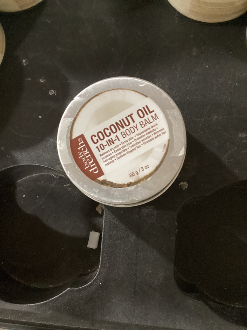 Condition photo showing New/Like New for coconut oil 10-in-1 body balm -3 oz