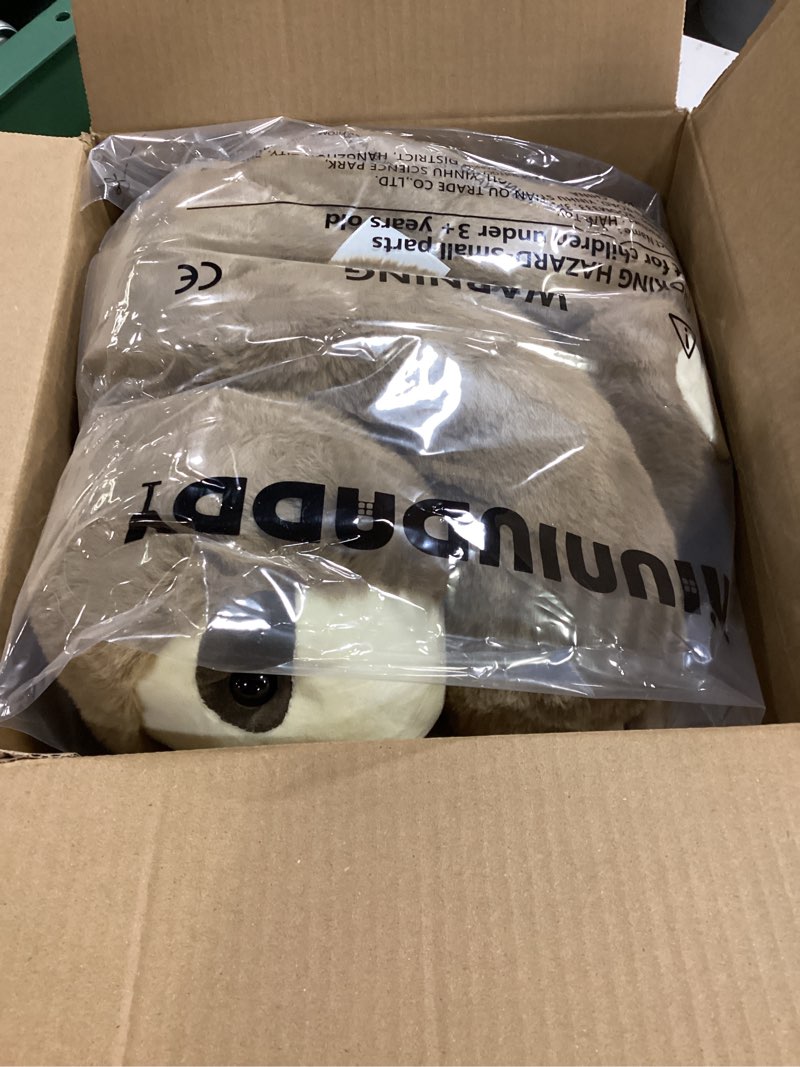 Condition photo showing Good Condition for Niuniu Daddy 20" | 3.3 Pound Weighted Sloth Stuffed Animals for Adults & Kids & Baby, Large Brown Sloth Weighted Lap Animals Plush, Cute Weighted Stuffy Toy as Gift for Christmas Birthday Holidays Sloth Medium