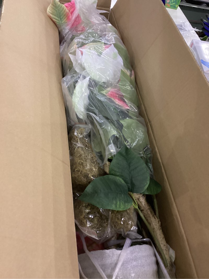 Front porche artificial flowers set of 2