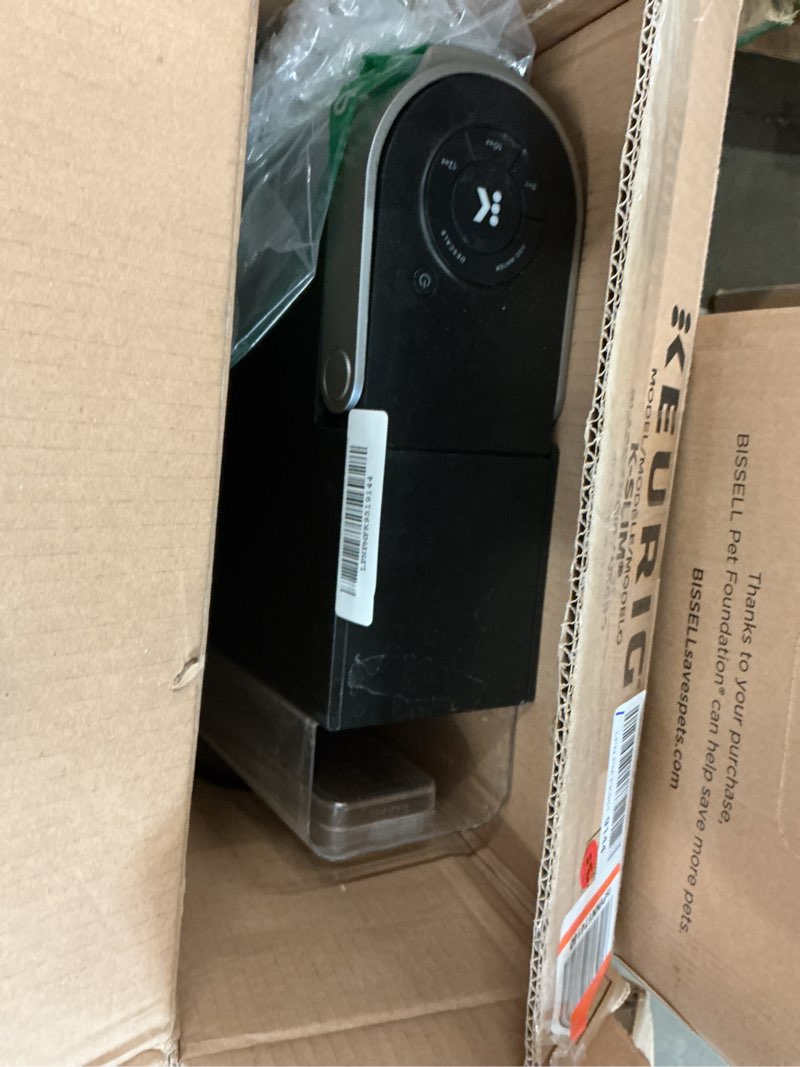 Condition photo showing As Is for Keurig K-Express Single Serve K-Cup Pod Coffee Maker, 3 Brew Sizes, Strong Button Feature, 42oz Removable Reservoir, Black