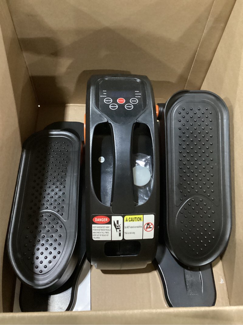 Condition photo showing Good Condition for under desk elliptical machine, electric elliptical leg exerciser for seniors fully assembled, quiet & portable electric seated pedal exerciser with remote control & 12 adjustable speeds small