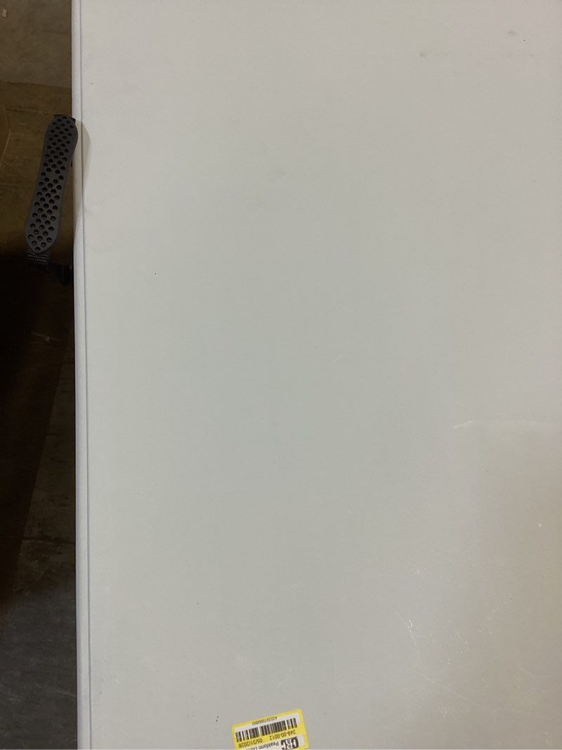 Condition photo showing Good Condition for 4" peakform adjustable height folding table off white