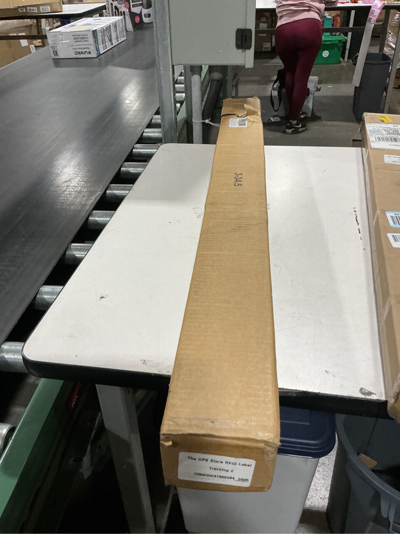 Condition photo showing Good Condition for AOSKY Cordless Zebra Blinds for Windows Pull Down Roller Window Shades Dual Layer Light Filtering Privacy for Day and Night, Free-Stop Door Shades for Home Easy to Install (34.5" W X 72" H?White) 34.5"W x 72"H White