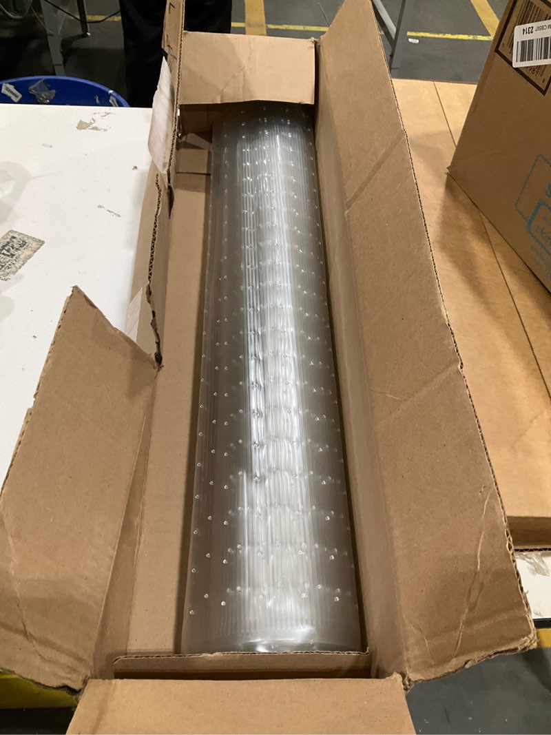 Condition photo showing Good Condition for plastic carpet protector 12ft clear carpet runner protector 27 inch wide non-slip plastic hallway runner for low pile rug runners protection for high traffic areas or entrance clear 2'3" x 12' (rectangular)