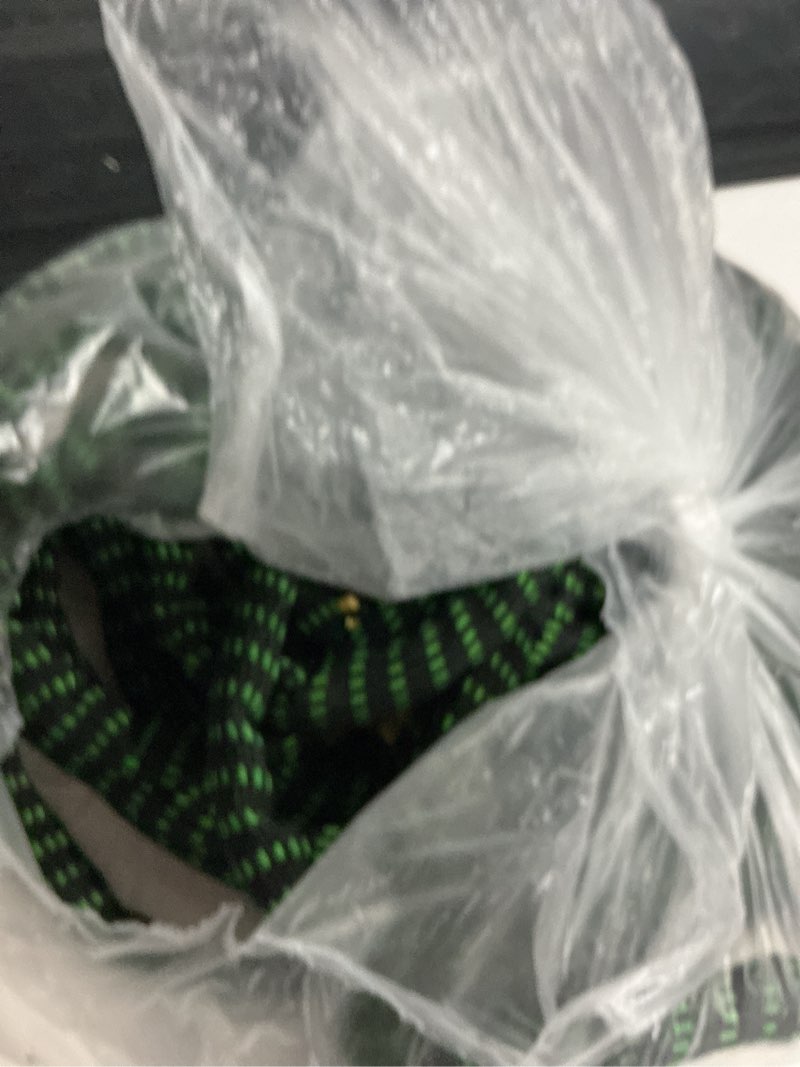 Condition photo showing As Is for flex-able hose xtreme 1-in x 100-ft kink free woven green hose