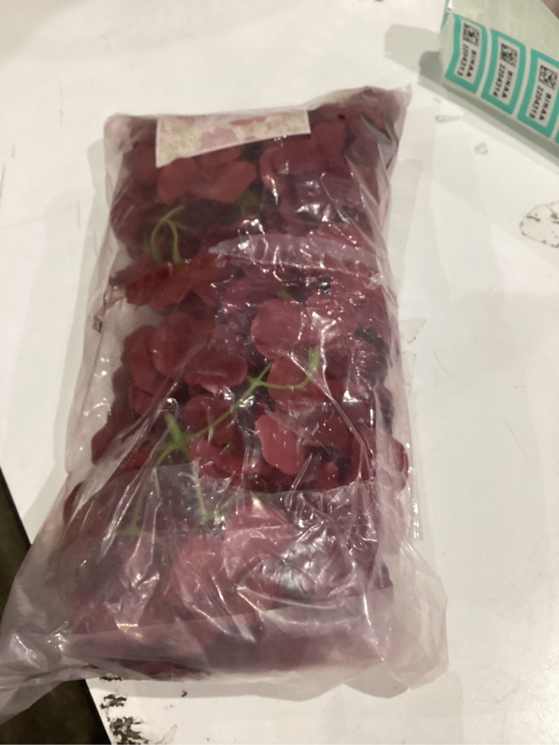 Condition photo showing As Is for hananona 10 pcs babys breath artificial flowers real touch fake red flowers silk plants for christmas home decor indoor floral arrangement table centerpieces halloween decor (red, 10)