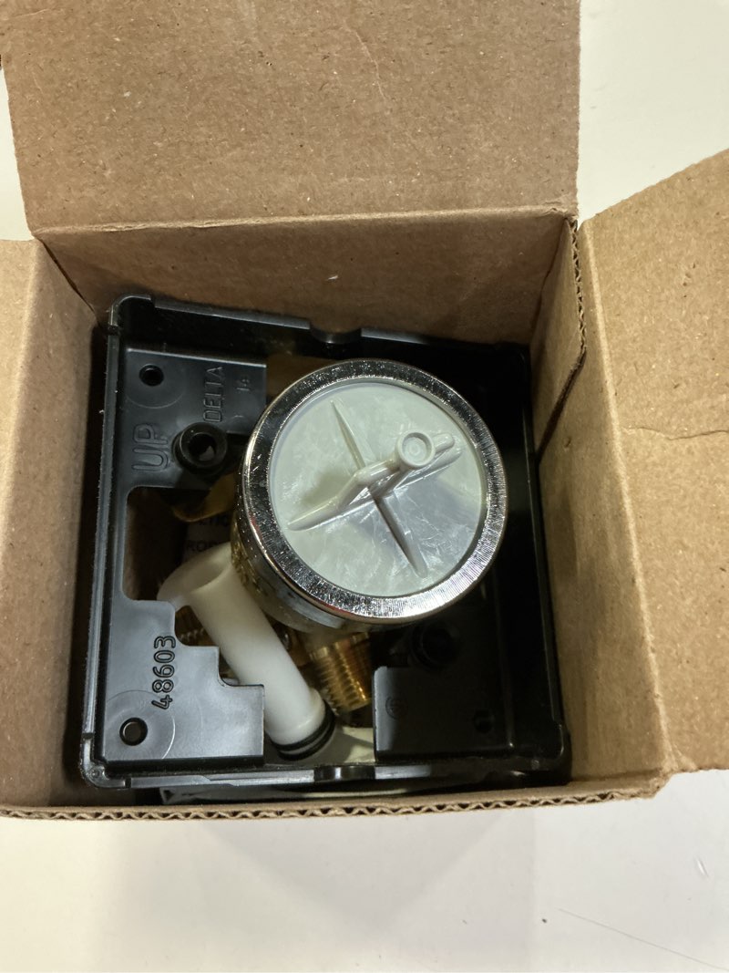 Condition photo showing As Is for delta other multichoice® universal tub / shower rough - universal inlets / outlets