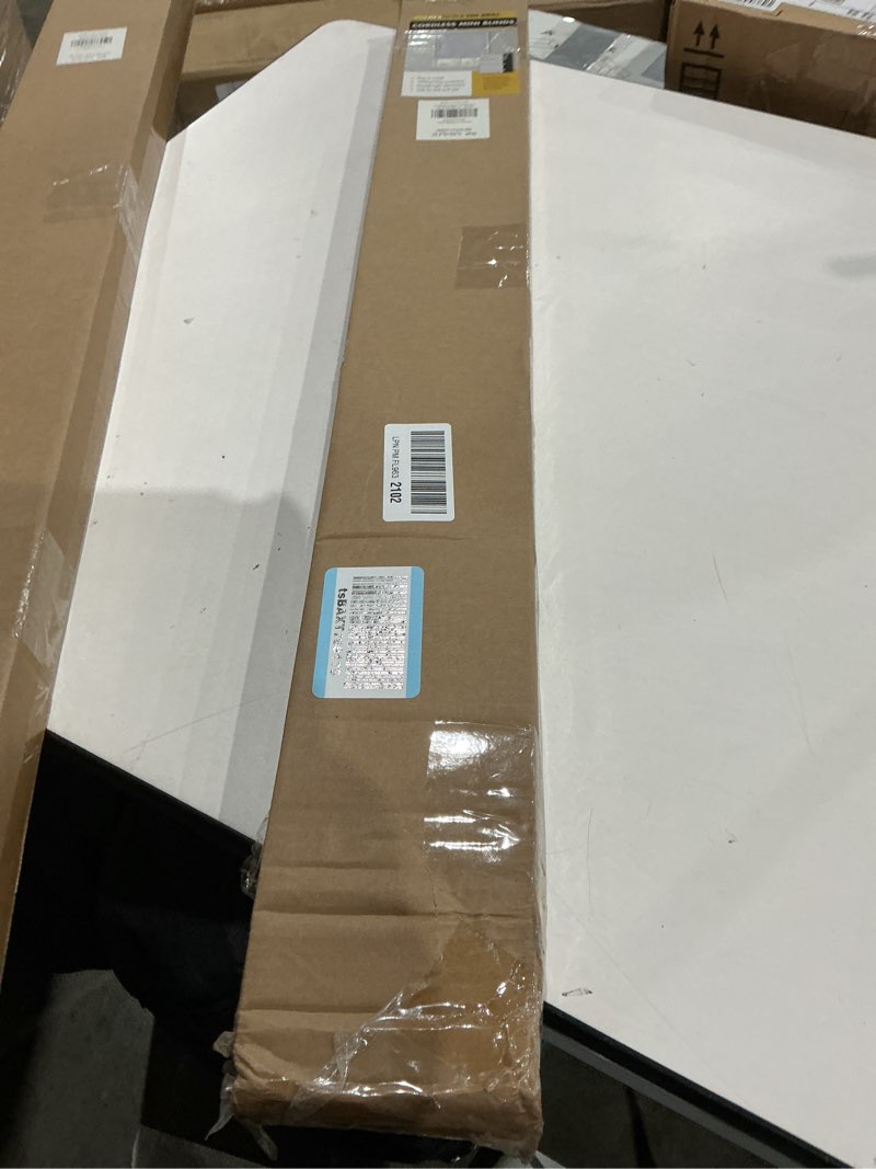 Condition photo showing Good Condition for unishades no drill blinds for windows 1" vinyl l-shaped slats cordless mini blinds for home, for window size 34.5" w × 64" h white white 34.5" w × 64" h