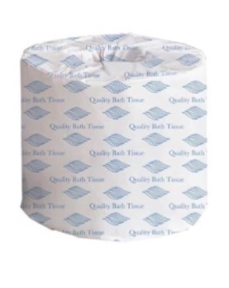 gen standard bath tissue, white toilet paper, 2-ply, 4 x 3, 400 sheets/roll, individually wrapped, commercial case of 96 rolls, fits standard-roll dispensers, strong and reliable